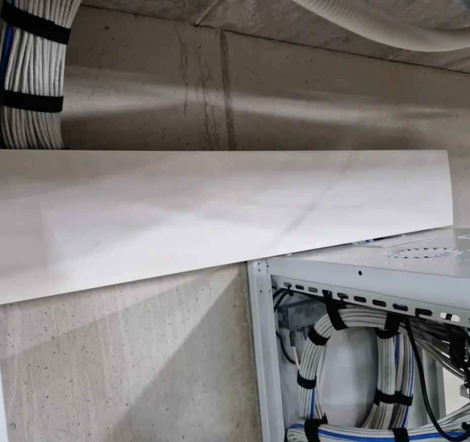 Na Strak afgewerkte netwerkinstallatie voor particulier Lubbeek
